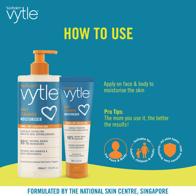 [Travel Size] Vytle Daily Ceramide Moisturiser 100ml