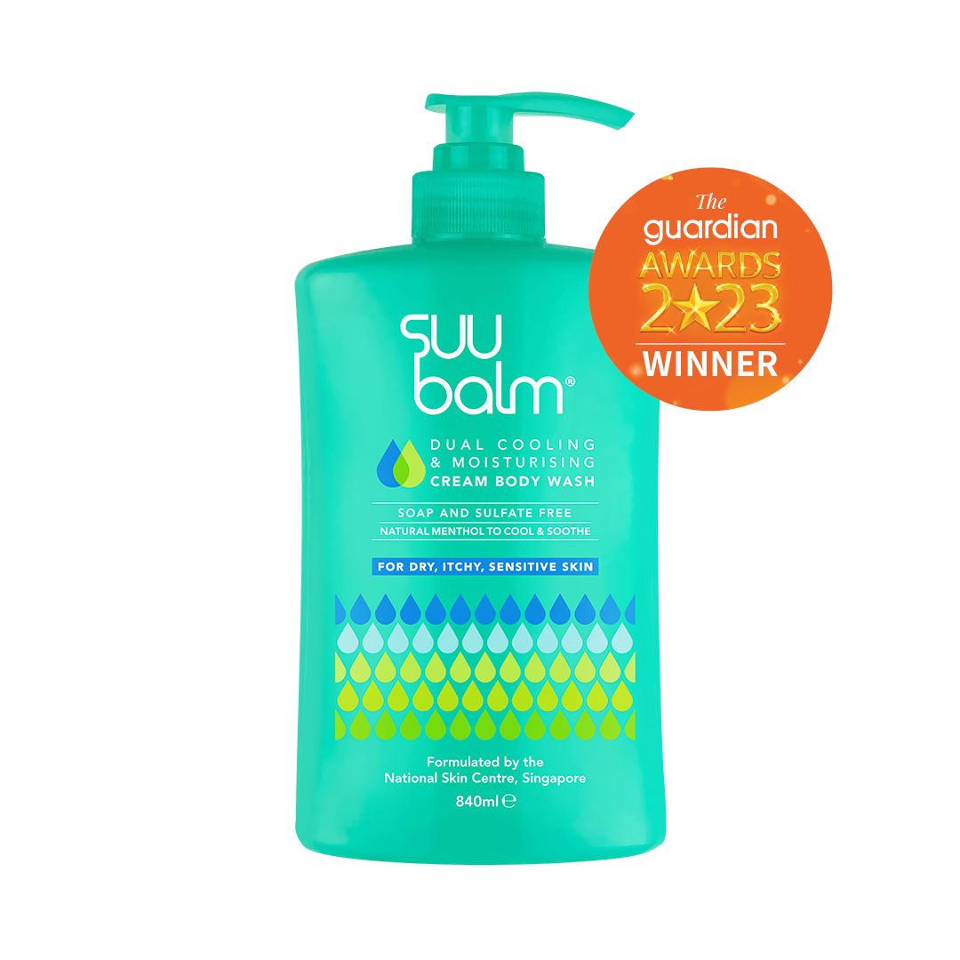 Suu Balm Dual Cooling and Moisturising Cream Body Wash