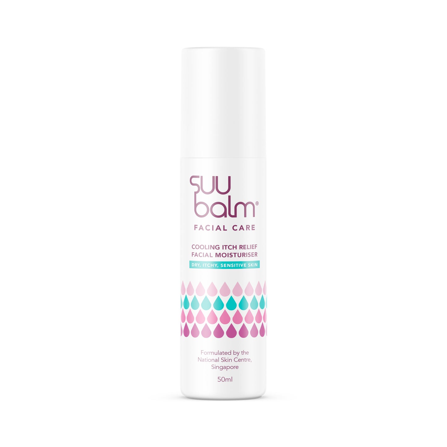 Suu Balm® Facial Care Cooling Itch Relief Facial Moisturiser 50ml - Product Image