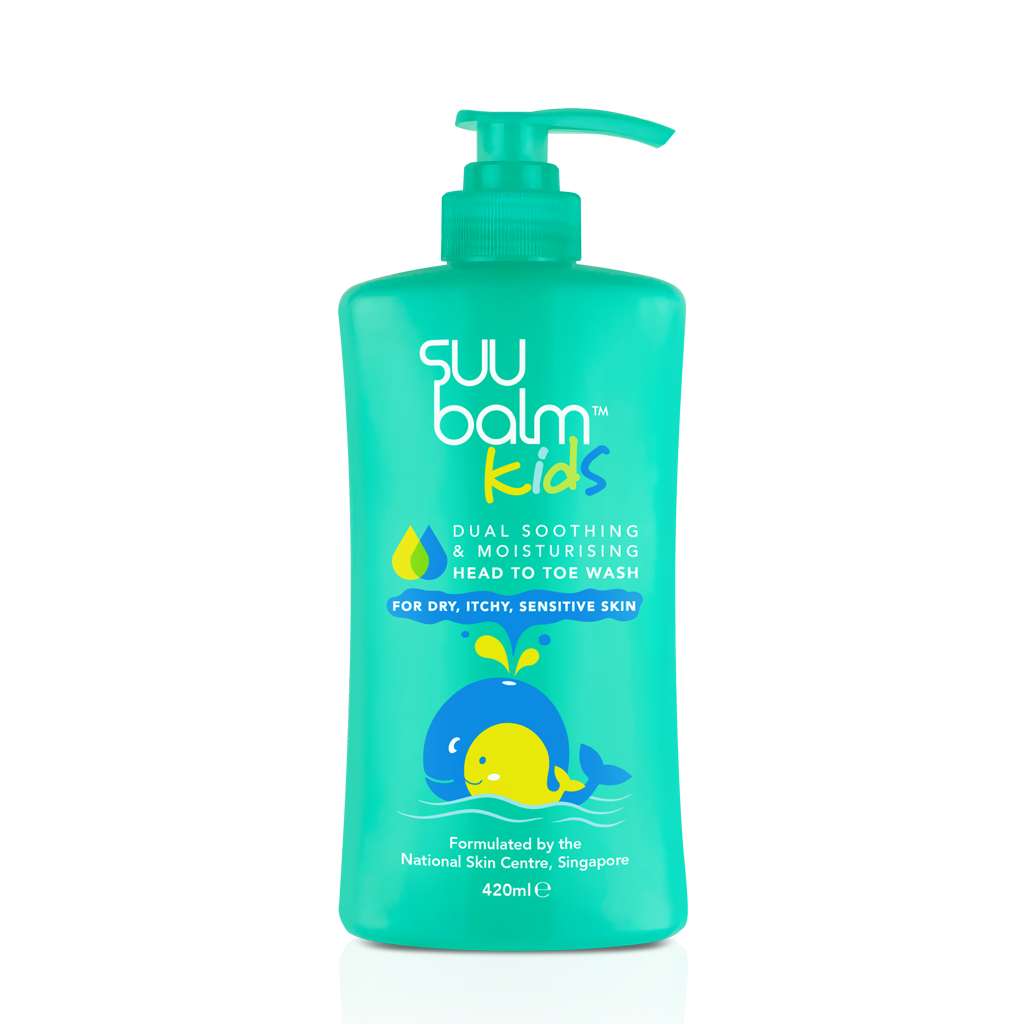 Suu Balm® Kids Dual Soothing and Moisturising Head-to-Toe Wash 420ml - Product Image
