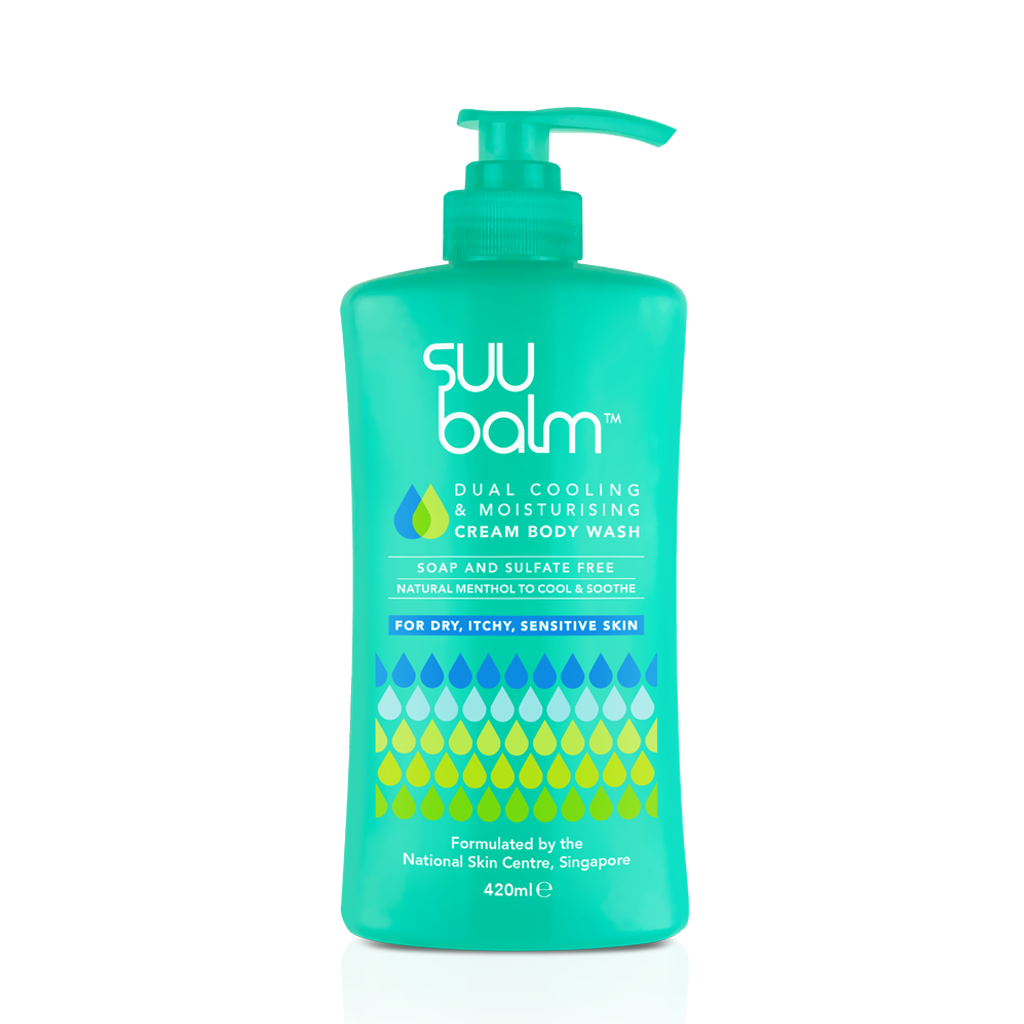 Buy Suu Balm Dual Cooling Moisturising Cream Body Wash
